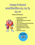 Bossy R Controlled Vowels Bundle AR, ER, IR, OR, UR Phonics Activities