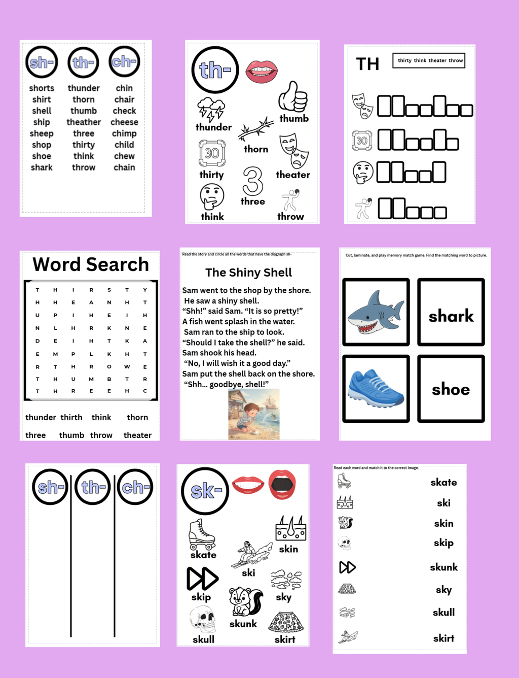 Digraphs and Beginning Blends Bundle | Science of Reading Aligned